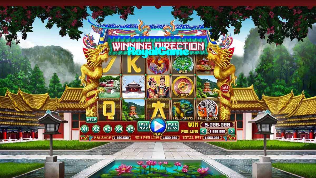 RoyalGame casino presented on mobile device in Pakistan with slots and live games